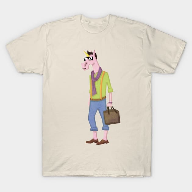 Hipster Unicorn T-Shirt by Thatssounicorny